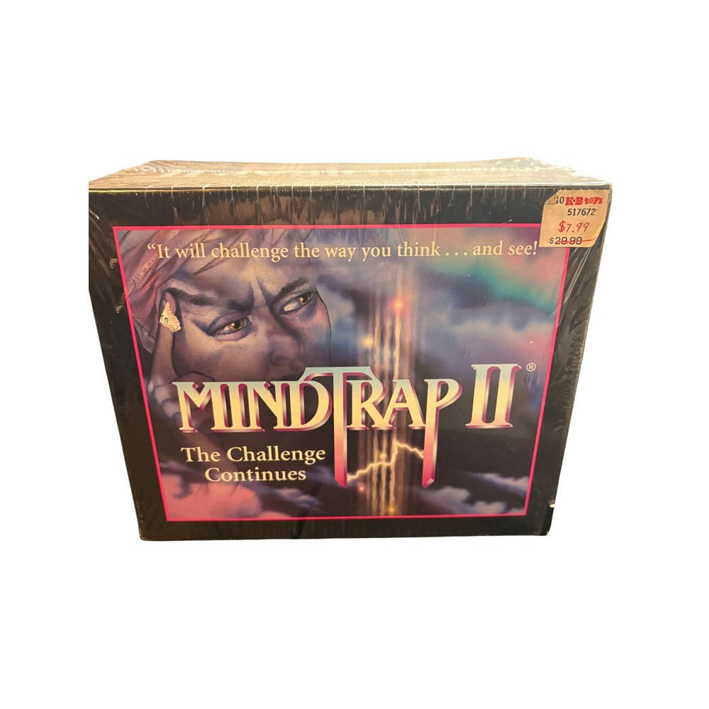 Vintage 1997 MindTrap II Board Game Pressman Factory Sealed New 3620